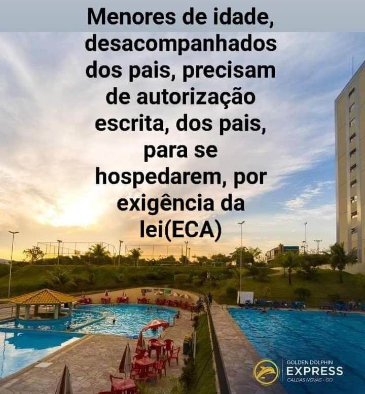 Golden Dolphin Express 5Pessoas Mais 1 Crianca Ate 5 Anos Com Toalhas E Roupas De Cama,Lencois, Travesseiros E Fronhas E 3 Parques Aquaticos Termais Limpeza Impostos E Taxas Ja Incluso Caldas Novas Ngoại thất bức ảnh